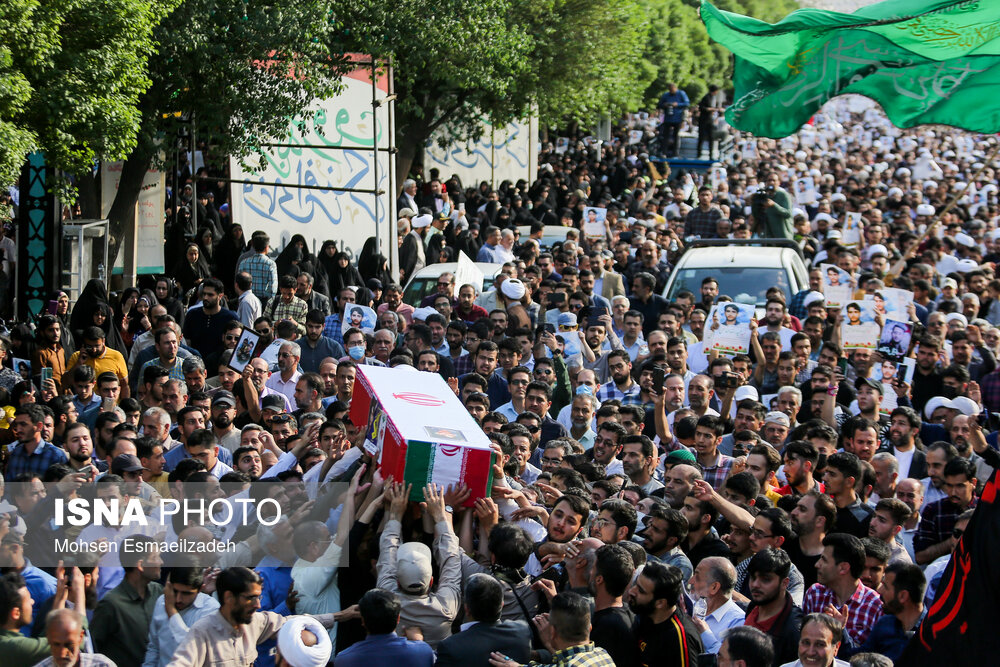 تشییع پیکر شهید «حمیدرضا الداغی» در مشهد