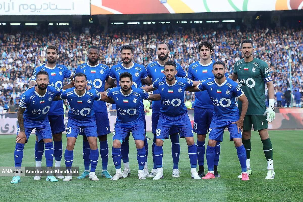 رونمایی استقلال از ترکیب دیدار با پیکان