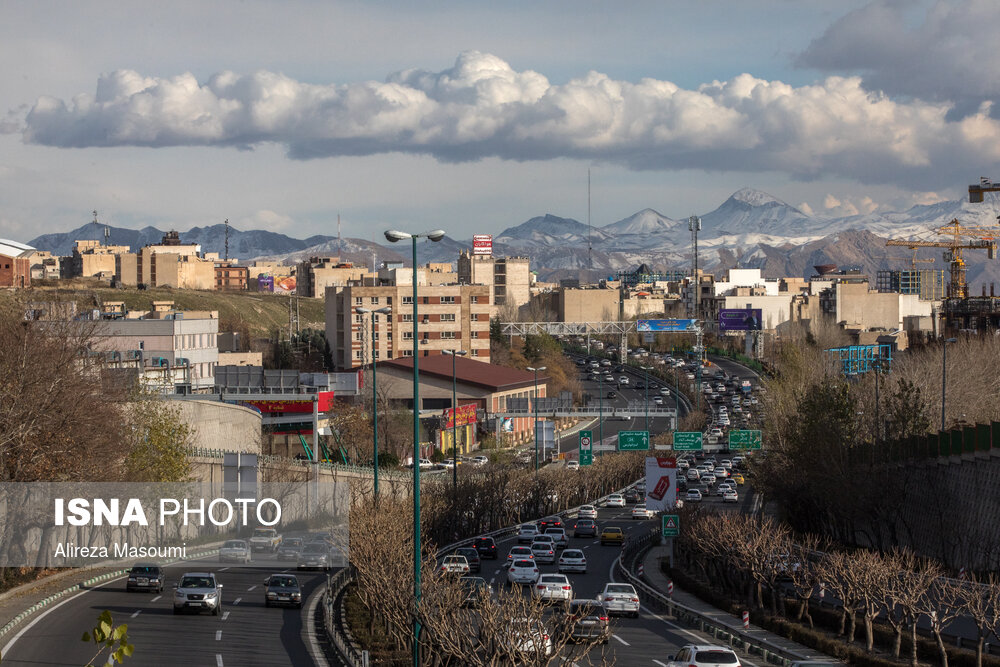 آسمان آبی و تنفس هوای مطلوب در تهران