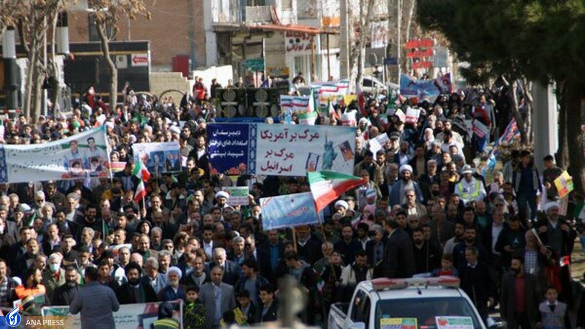 راهپیمایی یو‌م‌الله ۲۲ بهمن در استان‌ها - 1