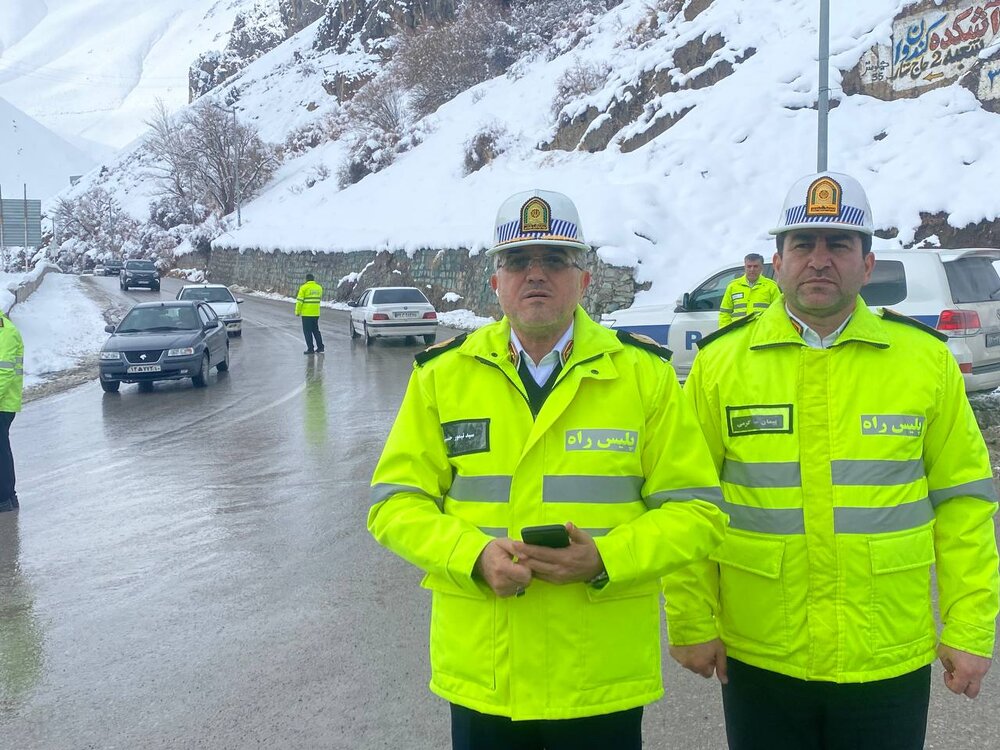آماده‌باش کامل پلیس راهور درپی بارش برف و باران/ ضرورت پرهیز از سفرها و ترددهای غیرضروری