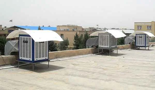 Can the cooler canopy be used in the installation of central coolers?