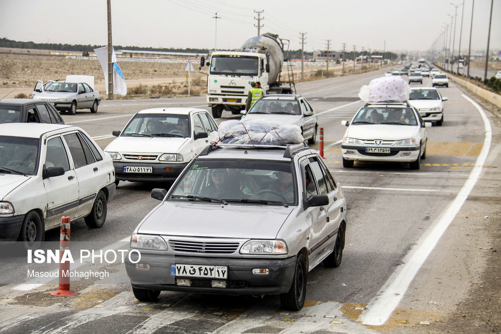 ترافیک نیمه سنگین در جاده هراز/ چالوس و آزادراه تهران - شمال؛ همچنان یکطرفه