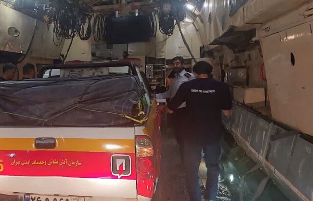 امدادرسانی | تهران اعزام تیمی از آتشنشانان تهرانی برای امدادرسانی در سیل چابهار