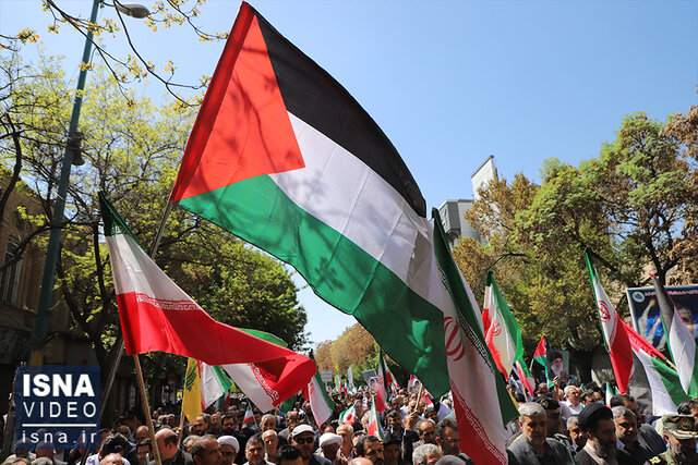 ویدیو/ راهپیمایی ضدصهیونیستی مردم کشور در حمایت از فلسطین ویدیو/ راهپیمایی ضدصهیونیستی مردم کشور در حمایت از فلسطین
