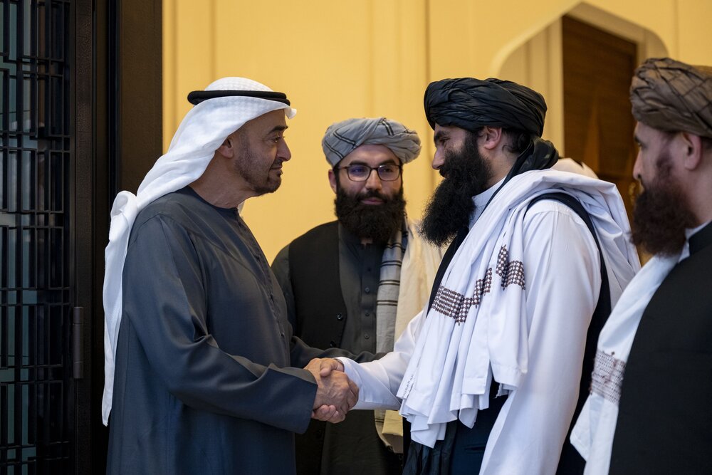 دیدار «سراج الدین حقانی» با رئیس امارات