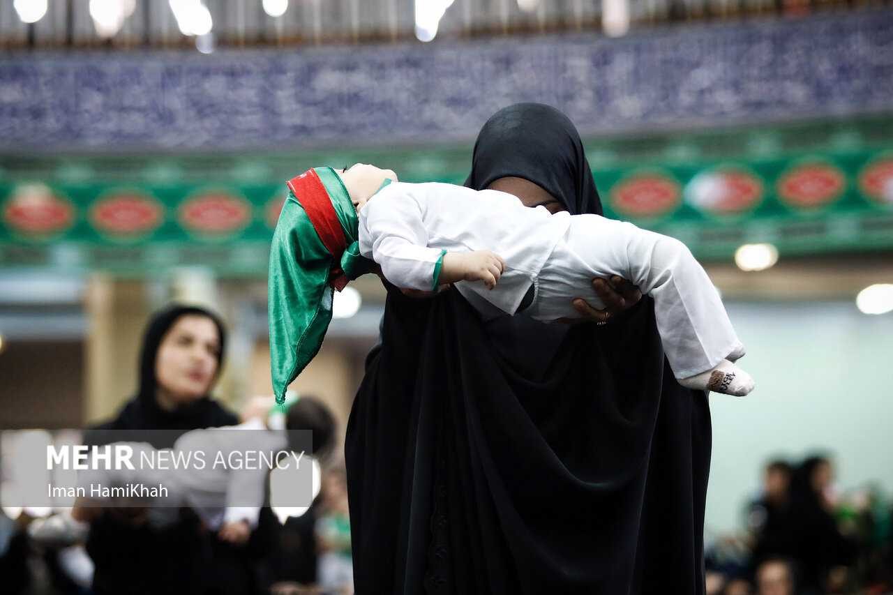 مادران خوزستانی هم ناله با حضرت رباب شدند