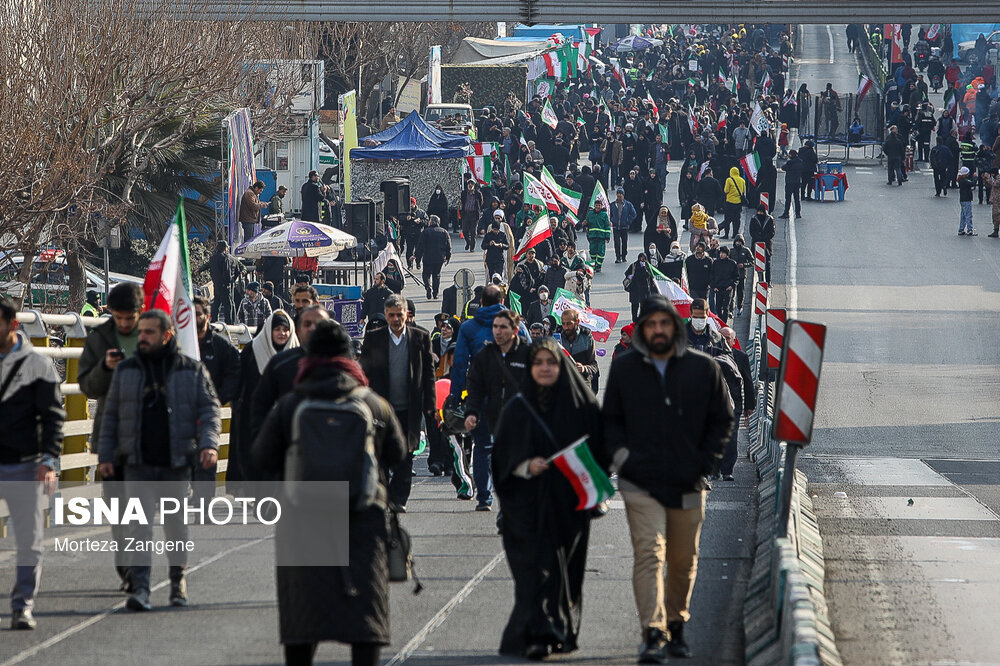 استقرار ۲۷۰۰ پاکبان در مسیر راهپیمایی ۲۲ بهمن