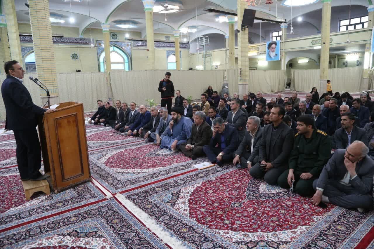 نوذری: مشکلات کشاورزی و زیرساختی اسفرورین را پیگیری می کنیم