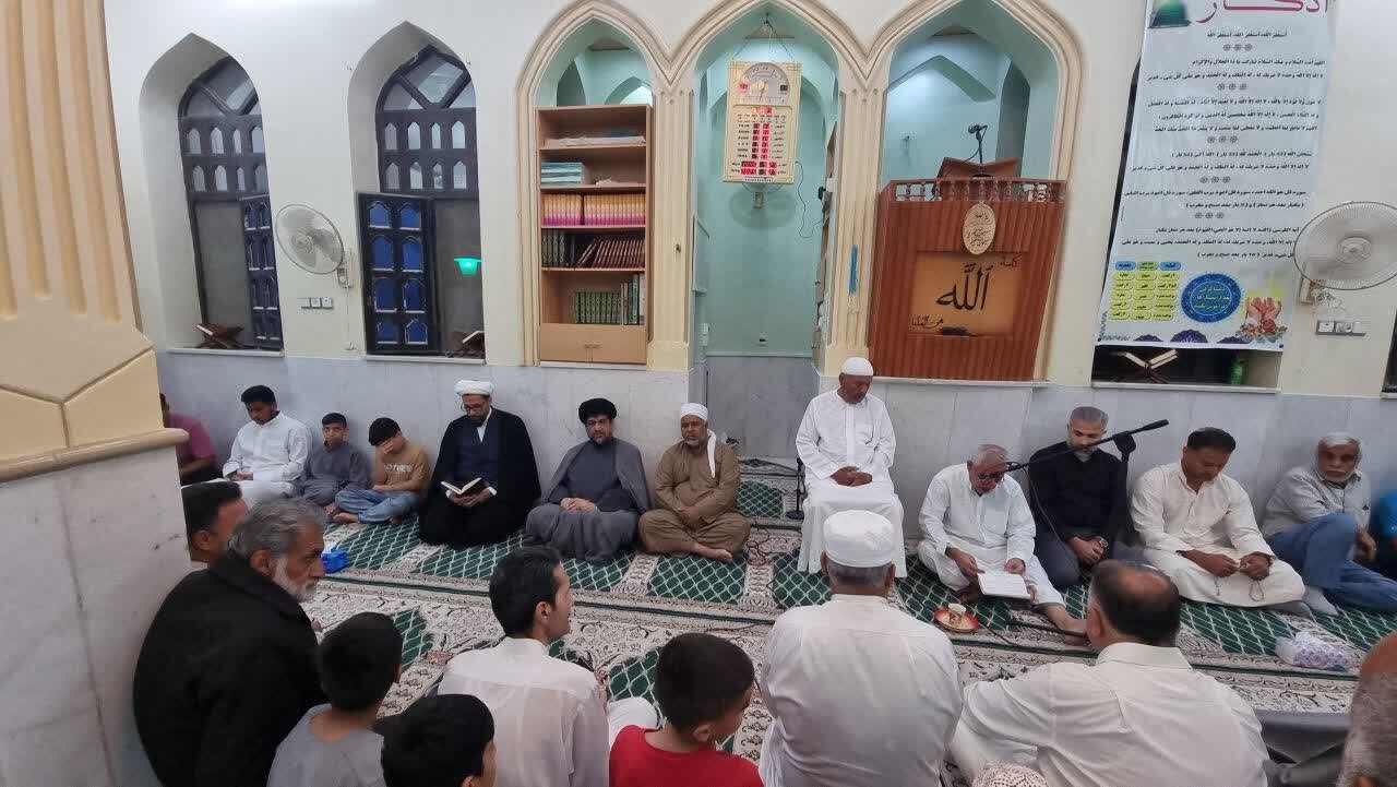 آئین  «الوداع» ماه رمضان در گناوه برگزار شد