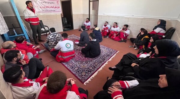 آرادان | امداد و نجات | نور برگزاری دوره بازآموزی امداد و نجات نوروزی در آرادان