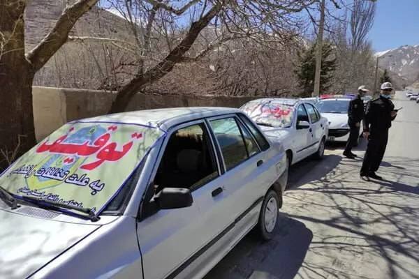 توقیف خودروی پراید به رانندگی پسر بچه ۱۰ ساله در شهرستان خور